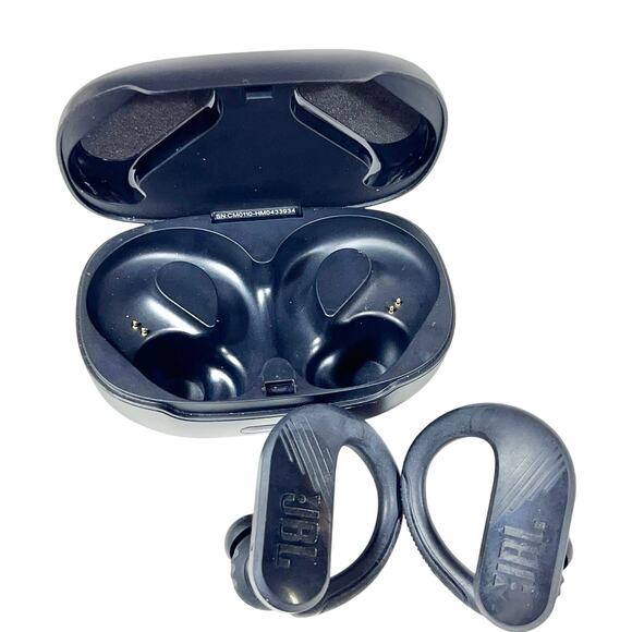 JBL Earbuds Endurance Peak II Wireless Waterproof Sports Black Used - Picture 5 of 11